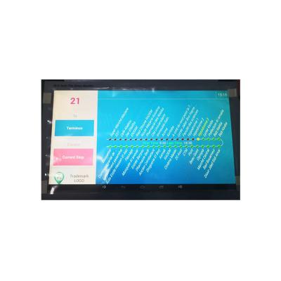 China Customized aluminum lcd tv display with monitor advertising and wifi for onboard bus for sale