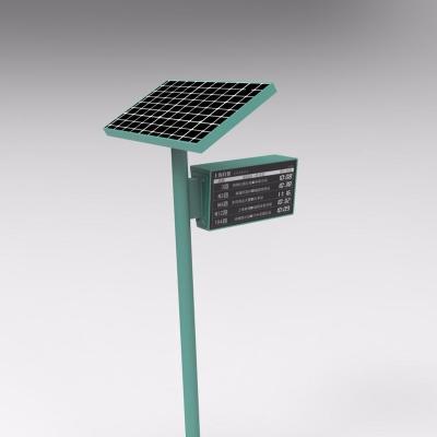 China Bus Station Outdoor Solar Bus Station Stop System Solar Powered Electronic Panel for sale