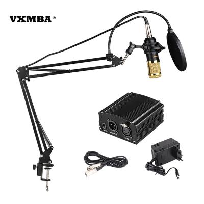 China Outstanding professional headset microphone studio bm-800 professional condenser microphone with 48V phantom power MIC support for studio recording for sale