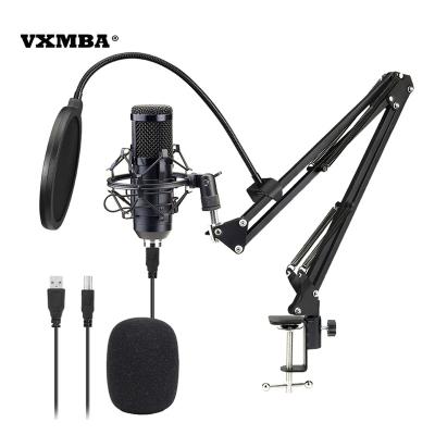 China Set external 192KHz/24Bit sampling rate sound card USB condenser microphone + microphone set youtube podcast recording computer microphone BM-800 for sale