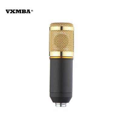 China Condenser Microphone + Sound Card Set BM800 Studio Recording External Professional Condenser Computer Sound Microphone for sale