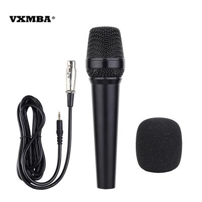 China Condenser Microphone + Mic Professional Recording Studio Condenser Wired Microphone External Handheld Karaoke Microphones Sound Card Set D550 for sale