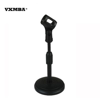 China Plastic microphone stand factory direct sales desktop elevator disk microphone bracket general conference display desk bracket for sale