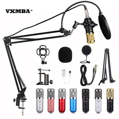 China USB Microphone BM800 Capacitive Microphone Capacitive Podcasting Microphone for studio/home recording, games, streaming media, youtube, chat for sale