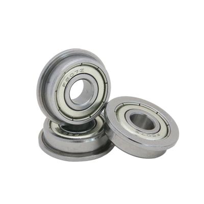 China Factory Mini Flange Bearing F607 ZZ RS 2RS Z 2Z Printer Miniature Electronic Lock Flange Ball Bearing for sale