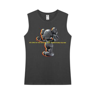 China Wholesale Customs Service T-shirt anti-pilling short sleeve casual style summer soft men's sleeveless T-shirt for custom made for sale