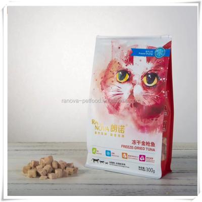 China Sustainable Freeze Dried Tuna For Cats Pet Food For Dry Chinese Cat Food Snacks For Pets for sale