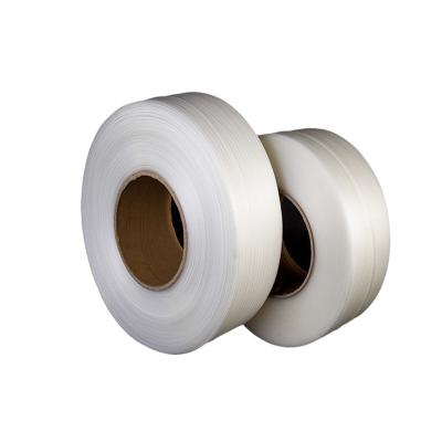 China Newest Wholesale Colorful PP Polyester Plastic Manual Wrapping PET High Density Strapping Tape for sale