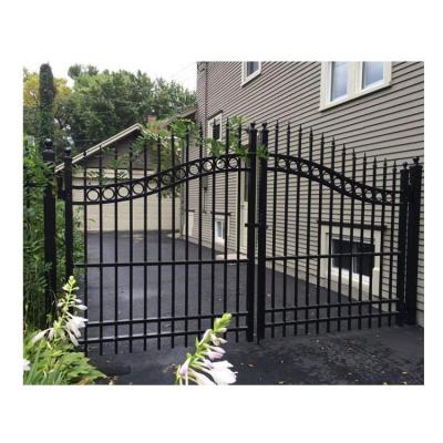 China New Design High Quality Modern Main Modern Metal Garden House Wrought Iron Lattice Gates Fence Designs for sale