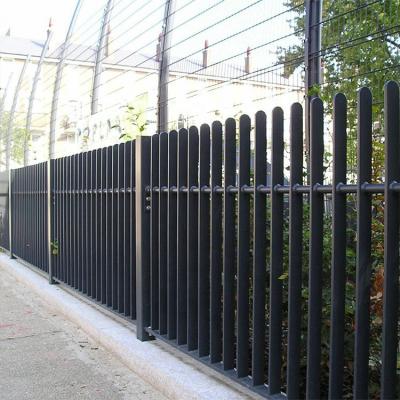 China Outdoor Hot Sales Easily Assembled Residential Decorative Picket Metal Fence Panels for sale