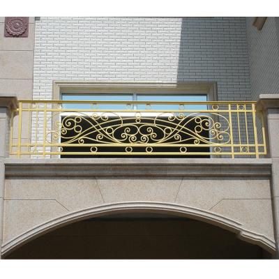 China Contemporary High Quality Wrought Deck Iron Balcony Railing for sale