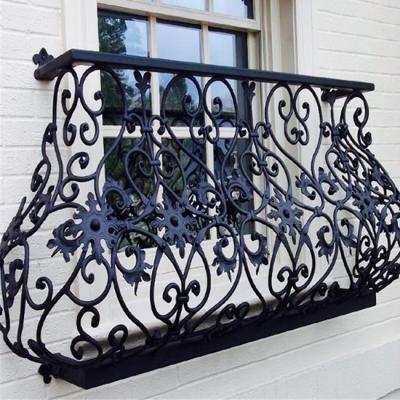 China Contemporary Amazing Wrought Weight Iron Railing for sale