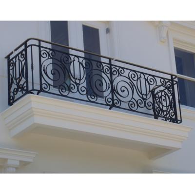 China Contemporary Cost Effective Molded Balcony Fencing Exterior Wrought Iron Railing for sale