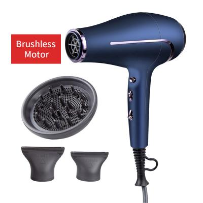 China Factory Supply 2400W BLDC Brushless Super Fast Drying Professional Motor Ionic Blow Dryer Electric Blow Dryer for sale