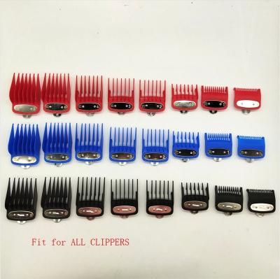 China Fit For All Brands Clipper In Common Barber Clipper Guards Comb Cutting Attachment 8 Size Set Clipper Guides Limit Comb For All Clippers for sale