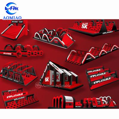 China PVC Inflatable Race 5K Obstacle Course Giant Obstacle Course Maze For Sale for sale