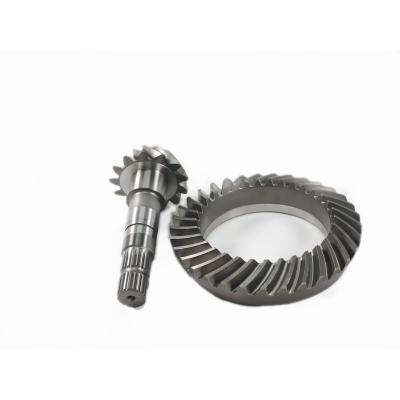 China Spiral bevel gear from no. Factory Price Hard Cheap 1504 Wheel Truck Sprocket Sprocket With Ring Pinion for sale