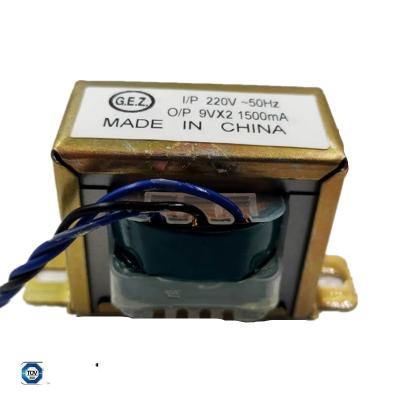 China Long Life 220v 9v EI48 Transformer Customized Transformer 9v 1500ma Transformer for sale