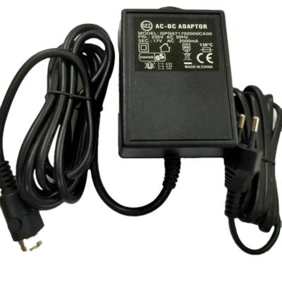 China Laptop Electronic Adapter Plug 230v 17v 2a KC.FCC.CE.CB.PS E.SAA Linear Products Power Adapter UK USA EU JP for sale