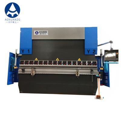 China 250T CNC Bending Machine 9mm Carbon Steel Press Brake Max Bending Thickness 3200mm Max Bending Length DA66T for sale