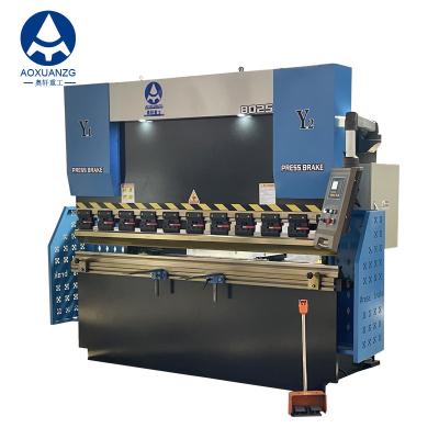 China High-Efficiency 80T Press Brake E22 Control System 2500MM NC Smart Hydraulic Press Brake en venta