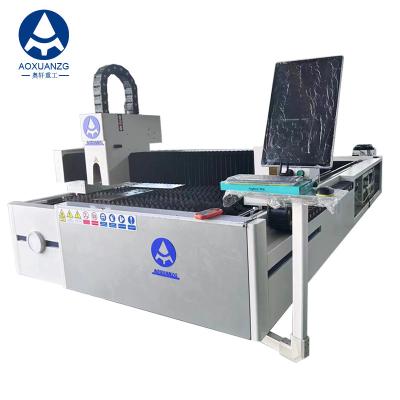 China 1000w 2000w Cnc Fiber Laser Cutting Machine AX3015 For Carbon Steel Stainless Steel Aluminium for sale