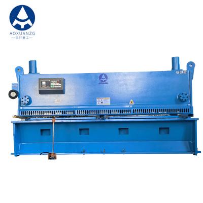 China Máquina de corte de guillotina hidráulica NC CNC Máquina de corte hidráulica de 6 mm de precisión en venta