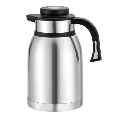 China Business High Capacity Stainless Steel Vacuum Insulation Water Kettle 1.2/1.5/2.0L Thermos For Hotel Restaurant for sale