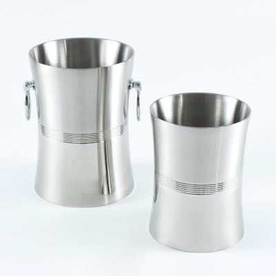 China Amazon Sustainable Hot Selling Double Wall Insulated Stainless Steel Wine Bucket Bar Party 2.0/3.0L Ice Bucket for sale