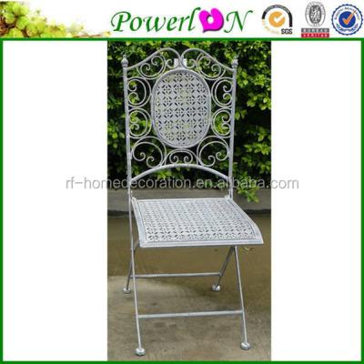 China Antique High Quality Metal Outdoor Folding Chair for sale