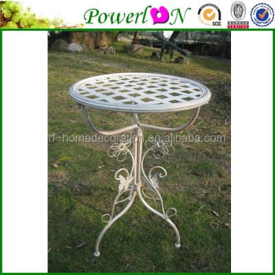 China Antique Round Iron Table Classsic Round Discounted Outdoor Furniture For Patio J13M TS05 X00 PL08-5629 for sale