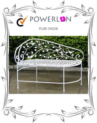 China Hot Selling Traditional Antique Design Cast Iron Steel Wrought Bench For Garden for sale