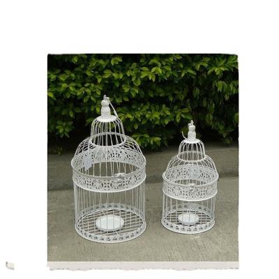 China Vintage 2/s Birdcage Shape Candle Holder for sale