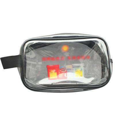 China Multifunctional Fashion Tool Storage Plastic Bag PVC Transparent Makeup Bag With Zipper for sale