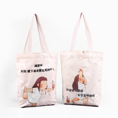 China Factory Supply Good Price Black Folding Canvas Bags Women's Canvas Bags for sale