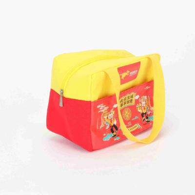 China Waterproof Durable Canvas Insulated Bag Food Cotton Canvas Insulated Cold Storage Bag for sale