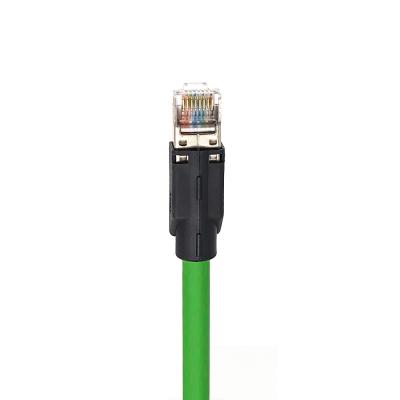 China Ethernet-IP-RJ45-Anschlussvormontiertes Kabel zu verkaufen