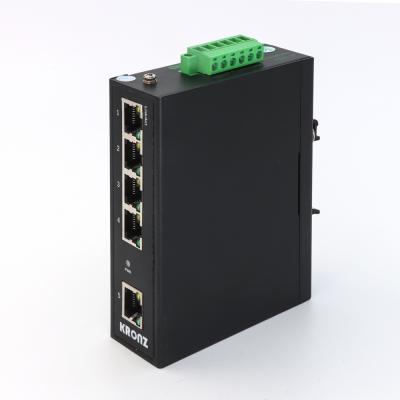 China POE-Industrielle Ethernet-Switches 5 Port Unmanaged DIN Rail Montage 1000Mbit/S zu verkaufen