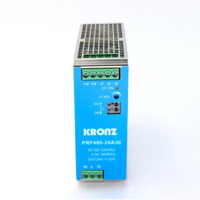 China DIN Rail Mounting Industrial Power Supply For PLC AC/DC 480W for sale