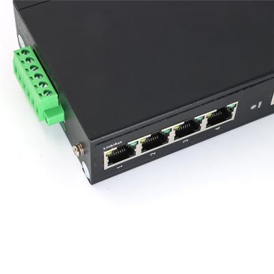 China Nicht verwaltete industrielle Ethernet-Schalter 5 Port POE 100Base-TX DIN Rail Montage zu verkaufen