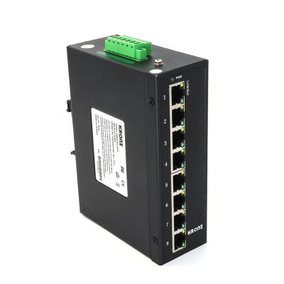 China RJ45 PoE Industrial Ethernet Switches 8 Port nicht verwaltet zu verkaufen