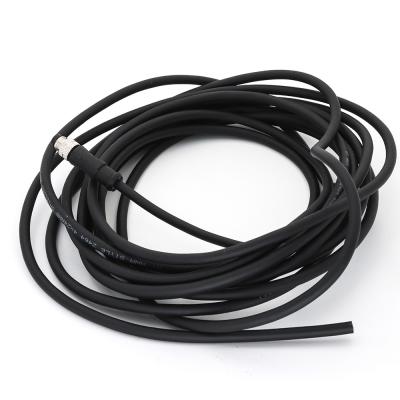 Chine Cable moulé M8 8 broches connecteurs mâles avec un code 1.5A 2M câble droit à vendre