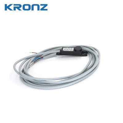 China Pantalla LED amarilla Sensores inductivos Desviación de temperatura 15% Versión eléctrica 3 cables CC en venta