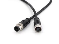 M12 Connectors with molded cable