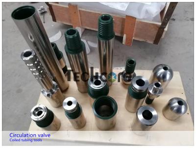 China Alloy Steel Coiled Tubing Tools Burst Disc Circulation Sub For Downhole Operation for sale