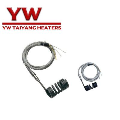 China Cheap Injection Hot Runner Coil Heater With K / J Thermocouple for sale