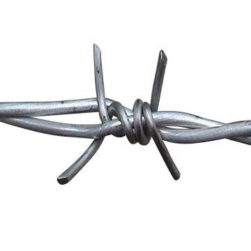 China Double twisted barbed wire BT-22 400 meters 12 gauge fence weight barbed wire per meter alambre de pua for sale