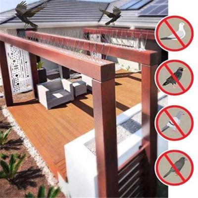 China STAINLESS STEEL WIRE Stainless Steel Pigeons Anti Nails Anti Climb Security Wall Fence Setup And Remove for sale