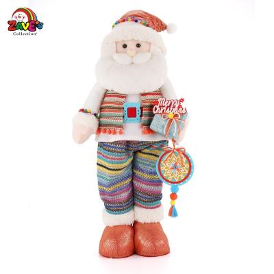 China Durable 23 Inch Stuffed Plush Santa Bohemian Outfit For Christmas Modern Home Decor Home for sale