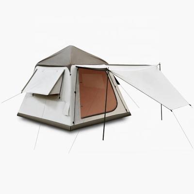 China Extended type customized inflatable glamping outdoor glamping tent waterproof camping accessories tents for sale